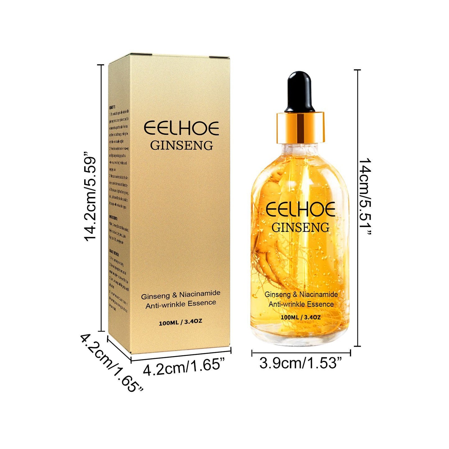 Ginseng Essence For Fading Fine Lines, Firming Face, And Moisturizing Skin Serum