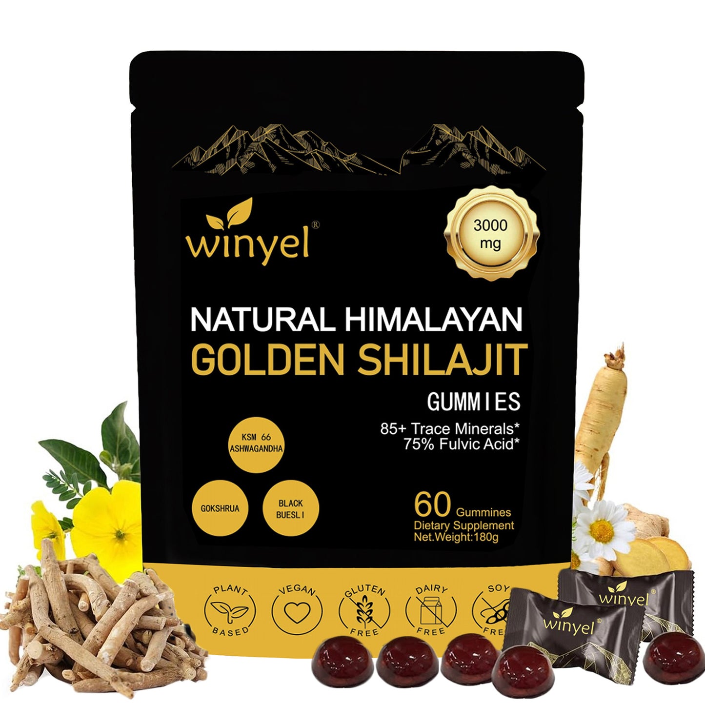 Shilajit Gummies Himalayan Shilajit Supplements
