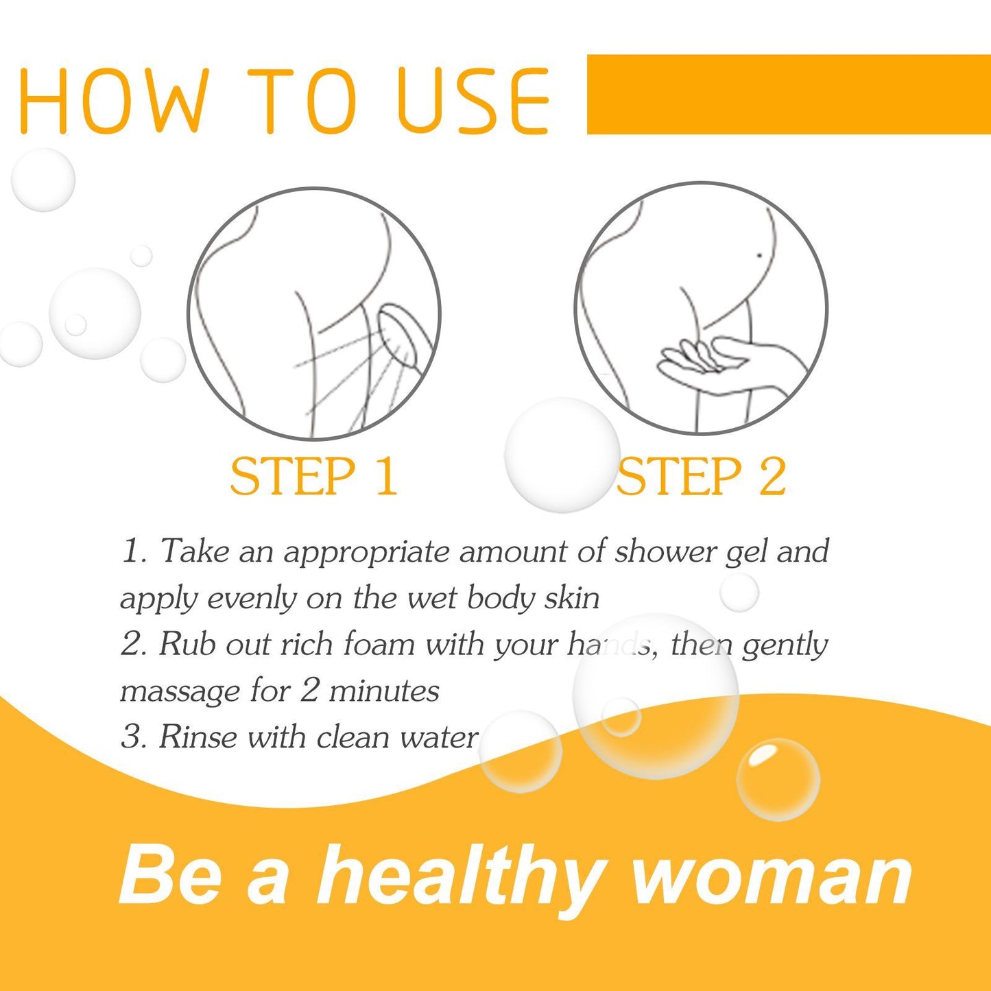 Women's Shower Gel Body Cleansing Skin Refreshing Oil Control Moisturizing Long Lasting Fragrance Shower Gel