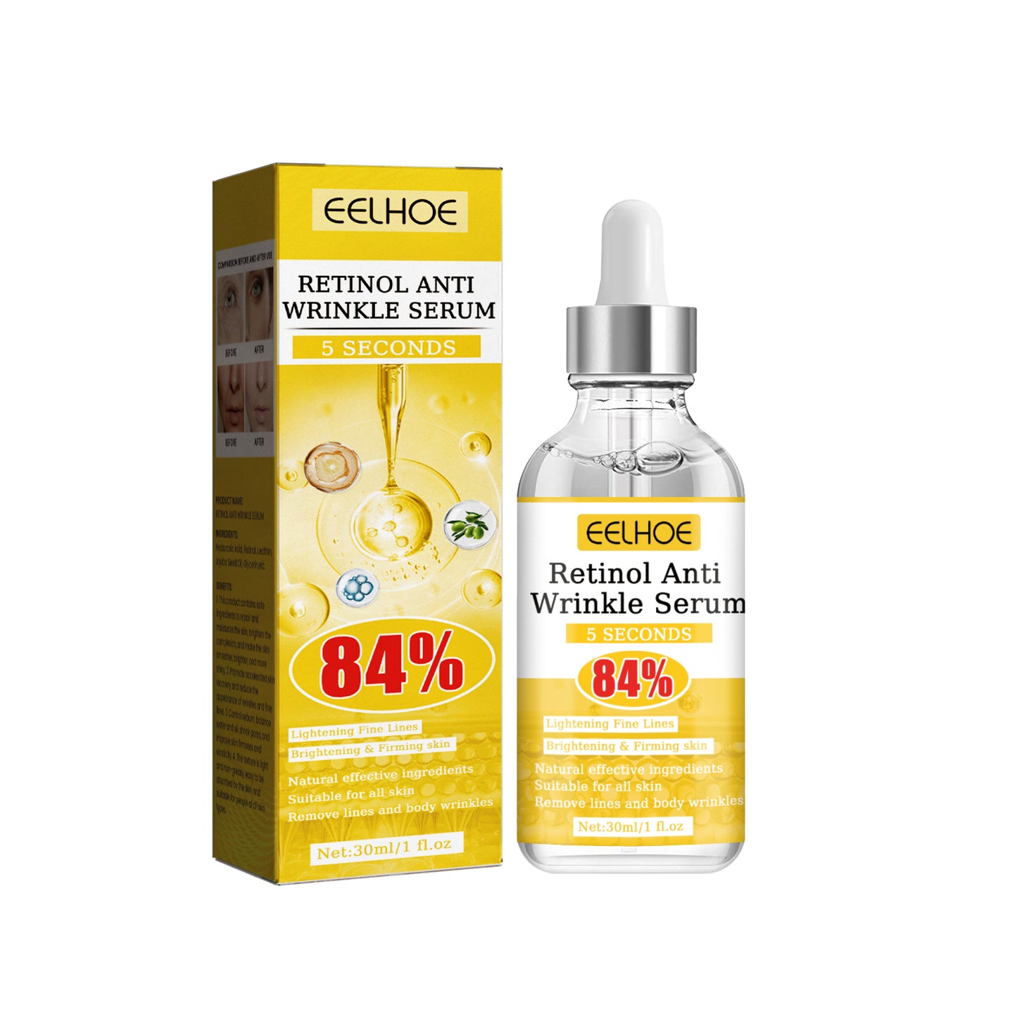 Anti Wrinkle Firms Facial Skin, Lightens Wrinkles, Decreases Wrinkles, Anti Aging Skin Care