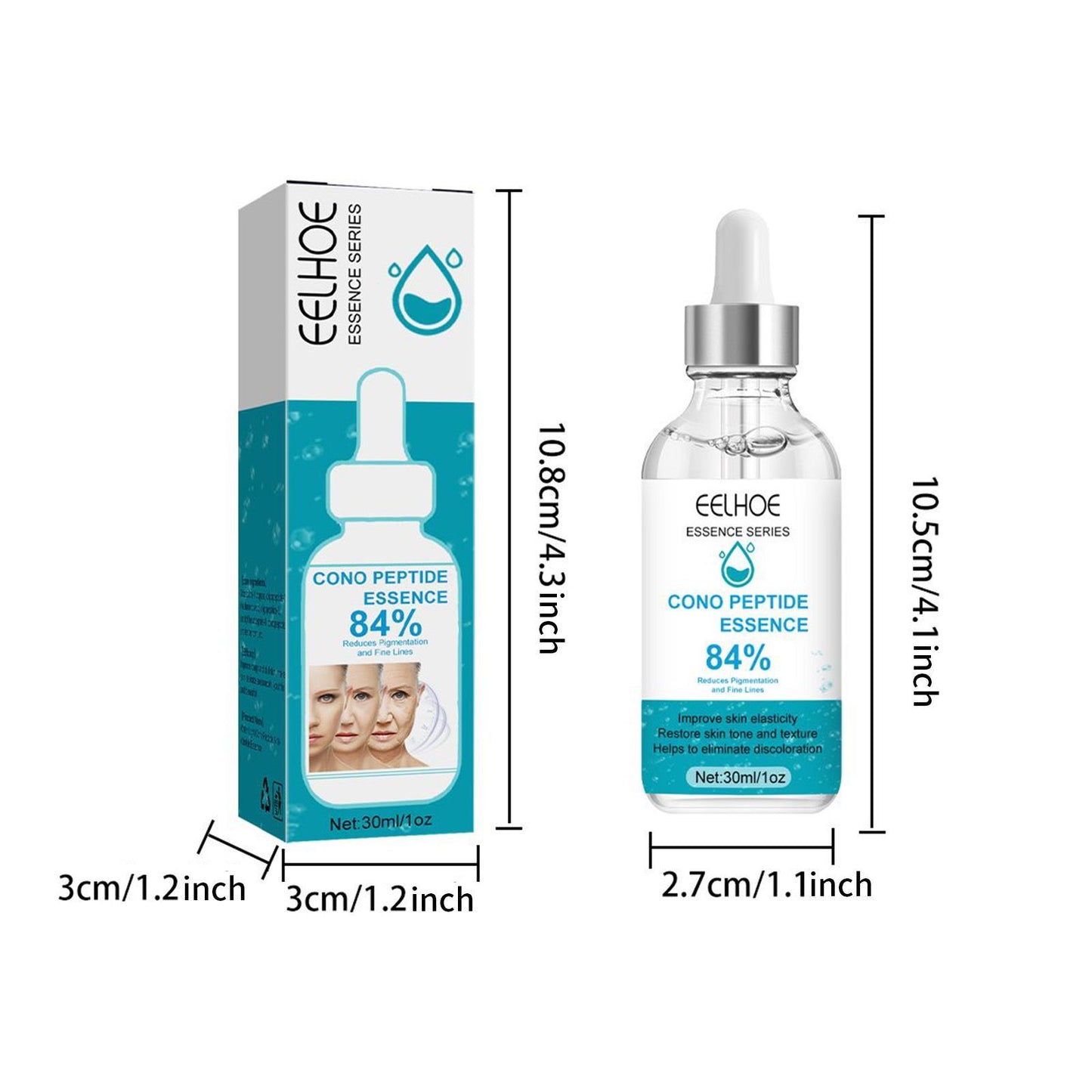 Aquatic Dendrobatid Peptide Anti-Wrinkle Serum For Skin Repair, Targeting Fine Lines Around The Eyes And Mouth, And Firming Wrinkles For Enhanced Skincare