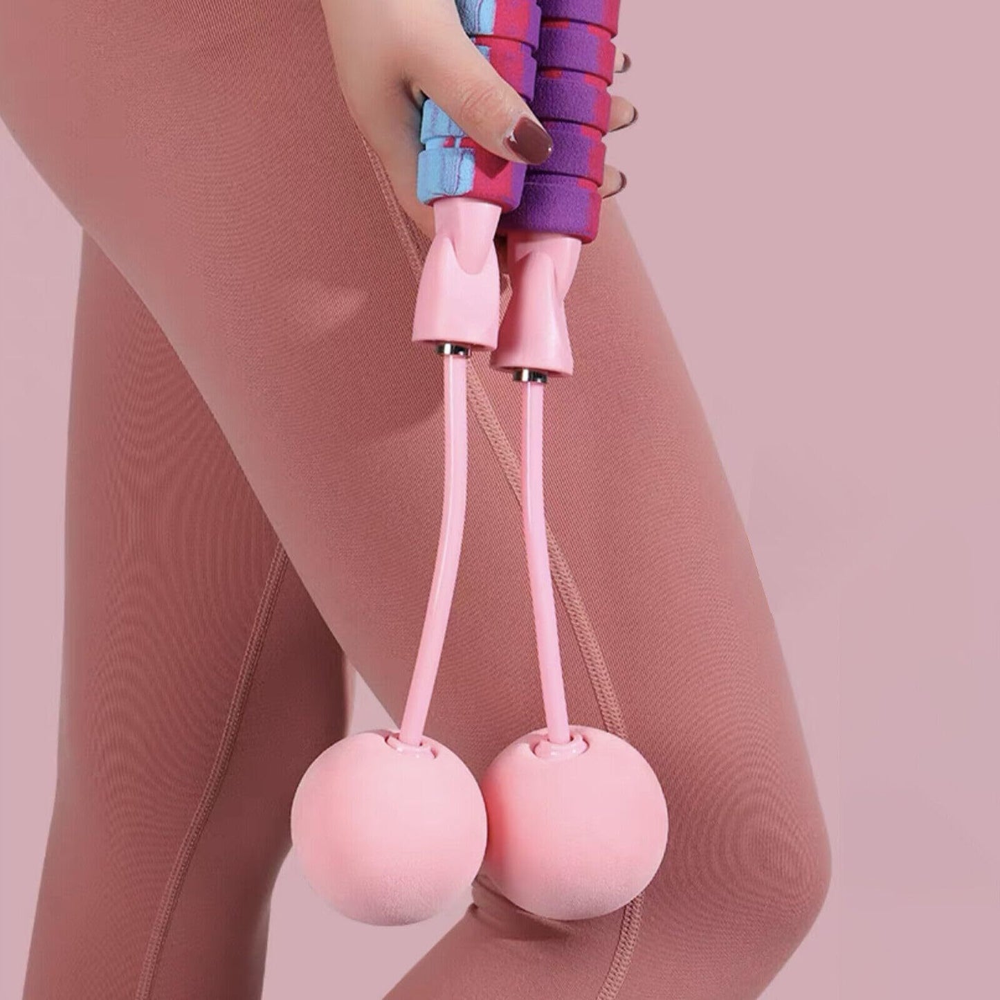 Adjustable Weighted Cordless Jumping Rope For Kids Men Women