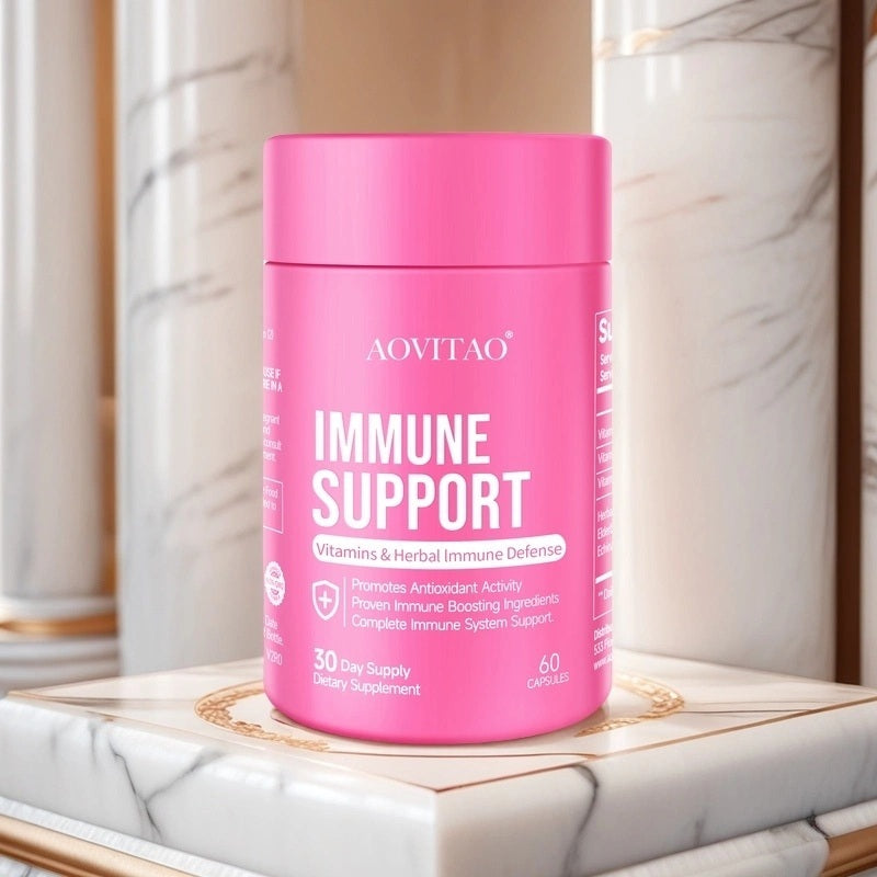 Immunity Vitamins Supplement Booster And Mushroom Supplement