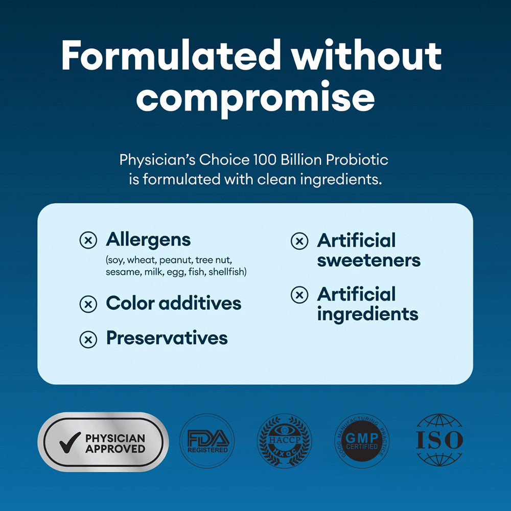 Probiotics 60 Billion CFU 10 Strains Organic Prebiotics - Immune, Digestive Gut Health - Supports Occasional Constipation, Diarrhea, Gas & Bloating - For Women & Men - 30ct