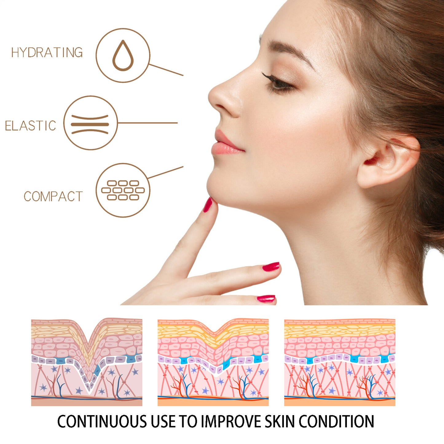 Anti-Aging Face Cream Lightens Fine Lines, Moisturizes, Brightens, Firms & Firms Anti-Wrinkle Cream