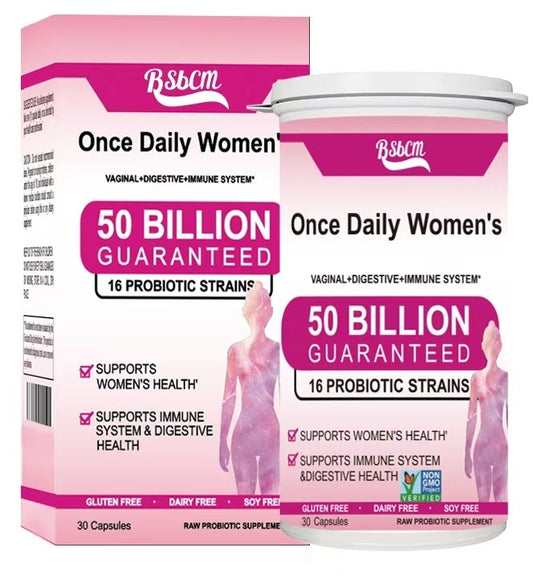 50 Billion CFU 16 Probiotic Strains With Organic Prebiotics For Digestive