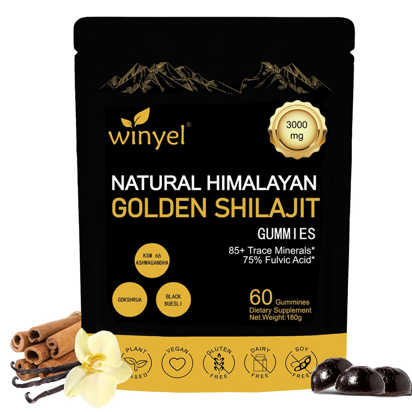Shilajit Gummies Himalayan Shilajit Supplements