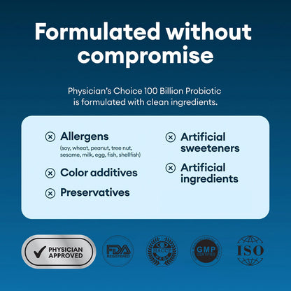 Probiotics 60 Billion CFU  10 Strains  Organic Prebiotics - Immune, Digestive  Gut Health - Supports Occasional Constipation, Diarrhea, Gas & Bloating - For Women & Men - 30ct